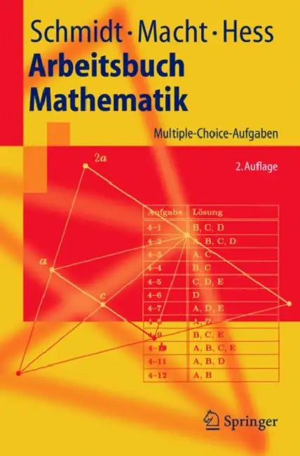Buy Arbeitsbuch Mathematik (English, Klaus D. Schmidt | Wolfgang Macht | Klaus Th Hess) — BookShops.in