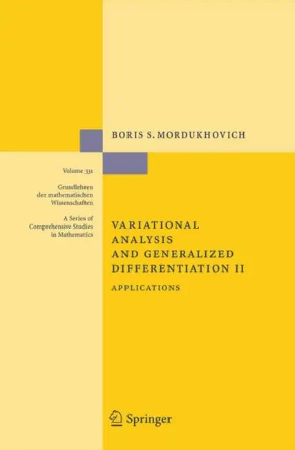 Buy Variational Analysis and Generalized Differentiation II (English, Boris S. Mordukhovich) — BookShops.in