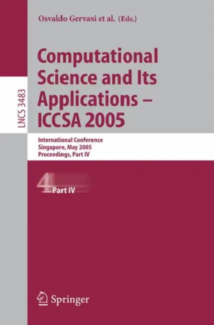 Buy Computational Science and Its Applications - ICCSA 2005 (English, Osvaldo Gervasi | Marina L. Gavrilova | Vipin Kumar) — BookShops.in