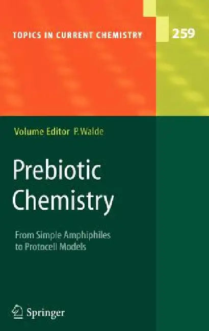 PREBIOTIC CHEMISTRY: FROM SIMPLE AMPHIPHILES TO PROTOCELL MODELS: 259 (Topics in Current Chemistry) view 2