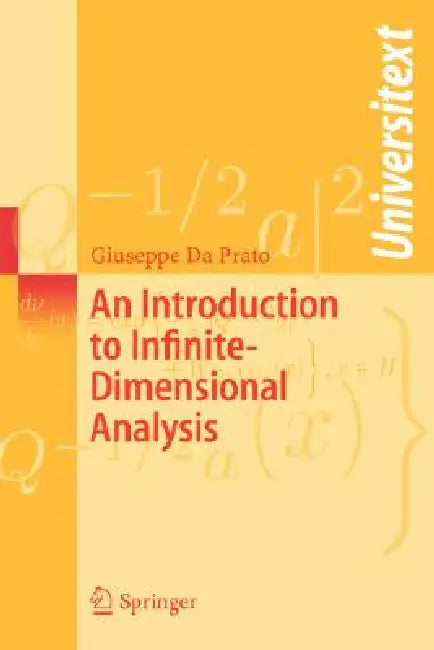 Buy An Introduction to Infinite-Dimensional Analysis (English, Giuseppe Da Prato) — BookShops.in