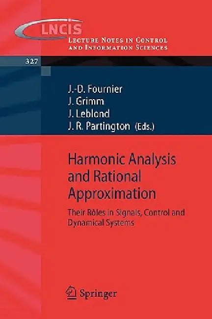 Buy Harmonic Analysis and Rational Approximation (English, Jean-Daniel Fournier | Jose Grimm | Juliette Leblond) — BookShops.in