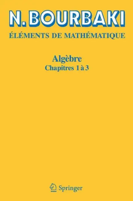 Buy Algèbre (English, N. Bourbaki) — BookShops.in