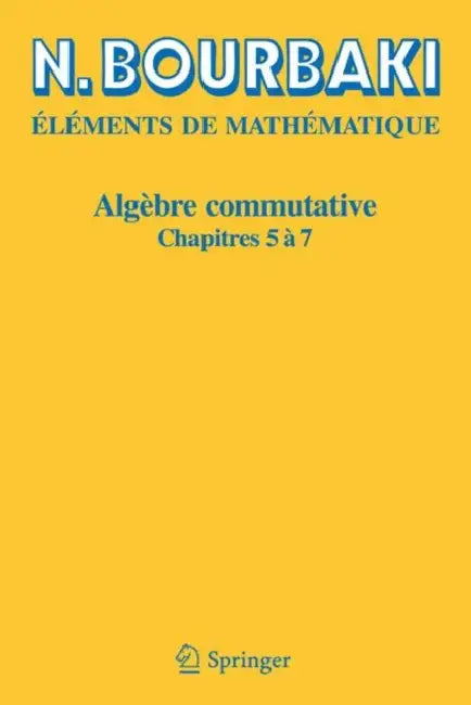 Buy Algèbre Commutative (English, N. Bourbaki) — BookShops.in