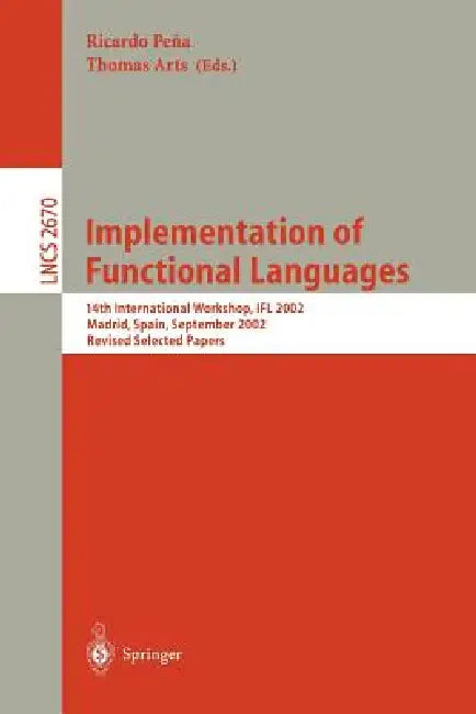 Buy Implementation of Functional Languages (English, Ricardo Pena | Thomas Arts) — BookShops.in