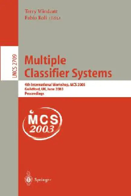 Buy Multiple Classifier Systems (English, Terry Windeatt | Fabio Roli) — BookShops.in