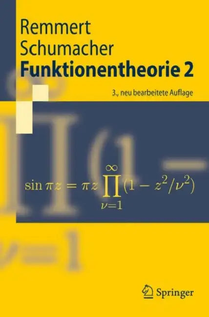Buy Funktionentheorie 2 (English, Reinhold Remmert | Georg Schumacher) — BookShops.in