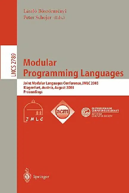 Buy Modular Programming Languages (English, László Böszörményi | Peter Schojer) — BookShops.in
