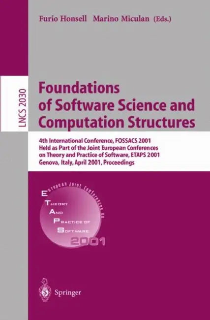 Buy Foundations of Software Science and Computation Structures (English, Furio Honsell | Marino Miculan) — BookShops.in