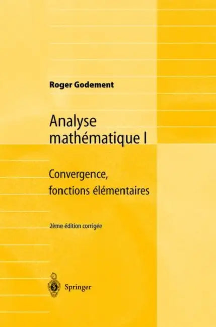 Buy Analyse Mathématique I (English, Roger Godement) — BookShops.in