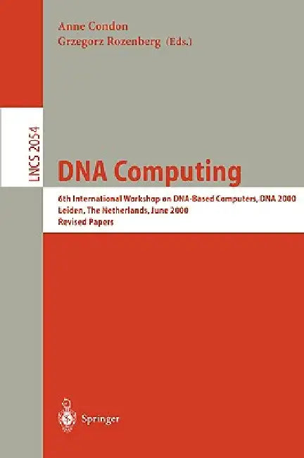 Buy DNA Computing (English, Anne Condon | Grzegorz Rozenberg) — BookShops.in