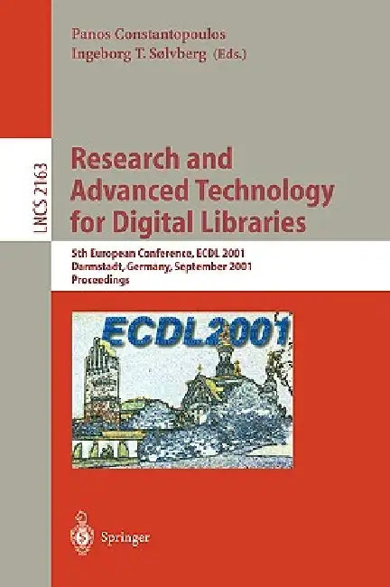 Buy Research and Advanced Technology for Digital Libraries (English, Panos Constantopoulos | Ingeborg T. Solvberg) — BookShops.in