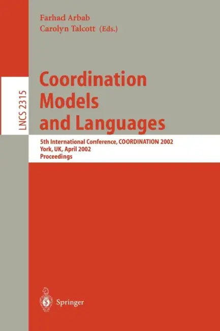 Buy Coordination Models and Languages (English, Farhad Arbab | Carolyn Talcott) — BookShops.in
