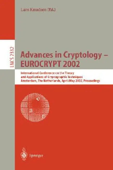 Buy Advances in Cryptology - Eurocrypt 2002 (English, Lars Knudsen) — BookShops.in