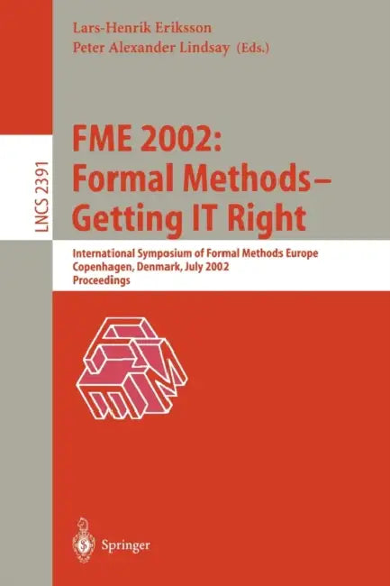 Buy Fme 2002 (English, Lars-Henrik Eriksson | Peter A. Lindsay) — BookShops.in