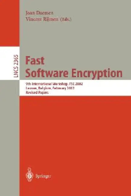 Buy Fast Software Encryption (English, Joan Daemen | Vincent Rijmen) — BookShops.in