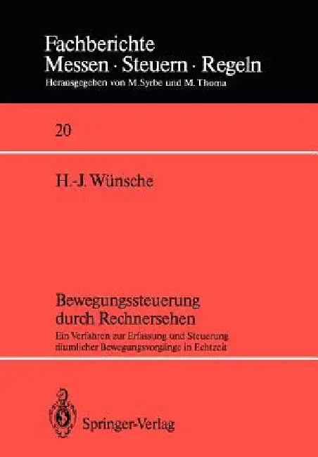 Buy Bewegungssteuerung Durch Rechnersehen (English, Hans-Joachim Wünsche) — BookShops.in