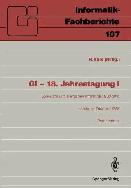 Buy GI -- 18. Jahrestagung by Rüdiger Valk | Springer Paperback | English | Sciences, Technology & Medicine — BookShops.in