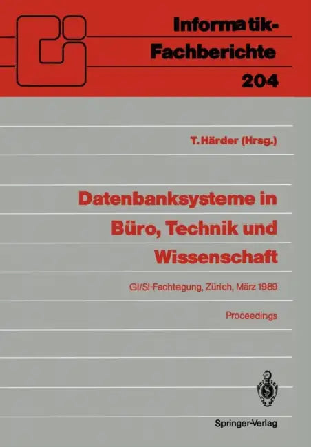 Buy Datenbanksysteme in Büro, Technik Und Wissenschaft (English, Theo Härder) — BookShops.in