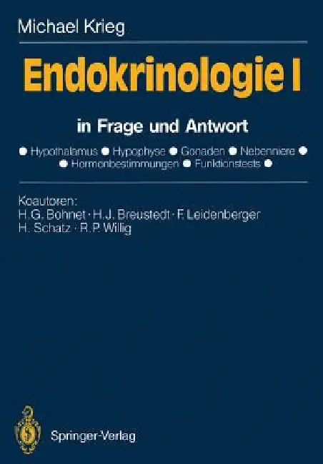 Buy Endokrinologie I (English, H. G. Bohnet | Michael Krieg | H. J. Breustedt) — BookShops.in