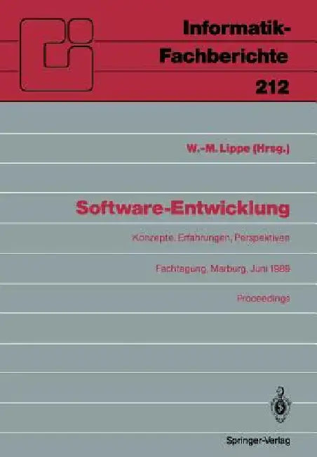 Buy Software-Entwicklung (English, Wolfram-M Lippe) — BookShops.in