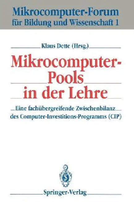 Buy Mikrocomputer-Pools in Der Lehre (English, Klaus Dette) — BookShops.in