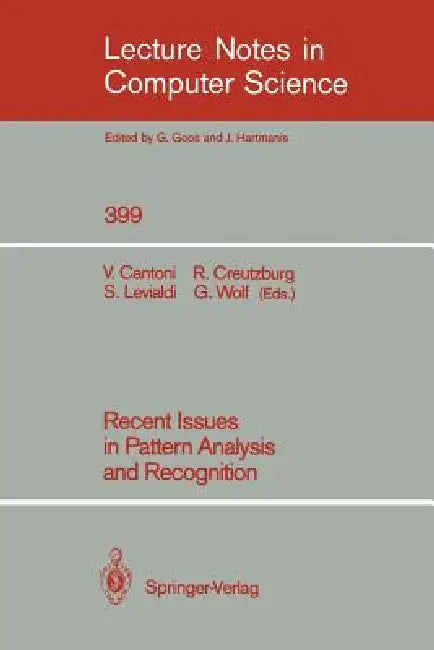 Buy Recent Issues in Pattern Analysis and Recognition (English, Virginio Cantoni | Reiner Creutzburg | Stefano Levialdi) — BookShops.in