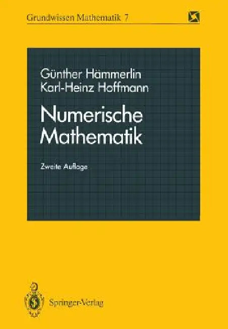 Buy Numerische Mathematik (English, Günther Hämmerlin | Karl-Heinz Hoffmann) — BookShops.in