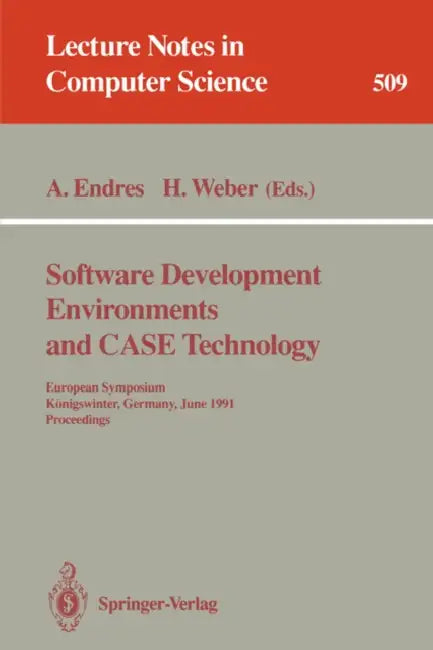 Buy Software Development Environments and Case Technology (English, Albert Endres | Herbert Weber) — BookShops.in