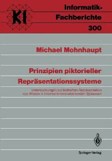 Buy Prinzipien Piktorieller Repräsentationssysteme (English, Michael Mohnhaupt) — BookShops.in
