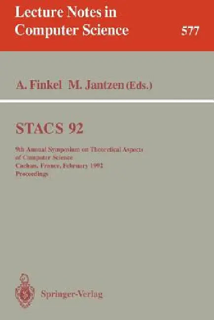 Buy Stacs 92 (English, Alain Finkel | Matthias Jantzen) — BookShops.in