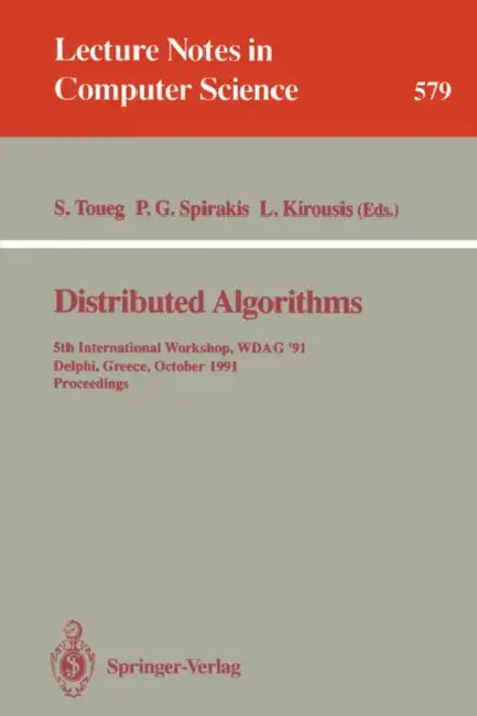 Buy Distributed Algorithms (English, Sam Toueg | Paul G. Spirakis | Lefteris Kirousis) — BookShops.in