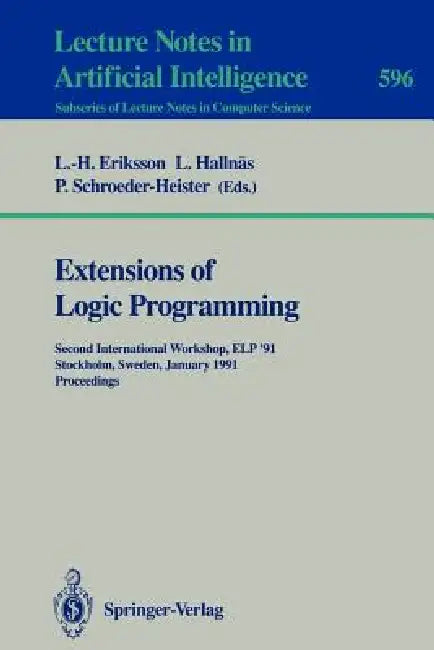 Buy Extensions of Logic Programming (English, Lars-Henrik Eriksson | Lars Hallnäs | Peter Schroeder-Heister) — BookShops.in