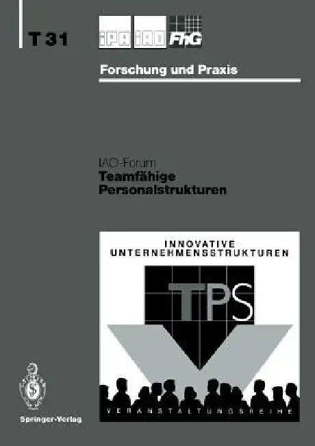 Buy Teamfähige Personalstrukturen (English, H. -J Bullinger) — BookShops.in