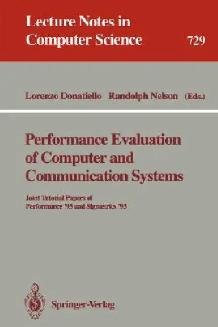 Buy Performance Evaluation of Computer and Communication Systems (English, Lorenzo Donatiello | Randolph Nelson) — BookShops.in