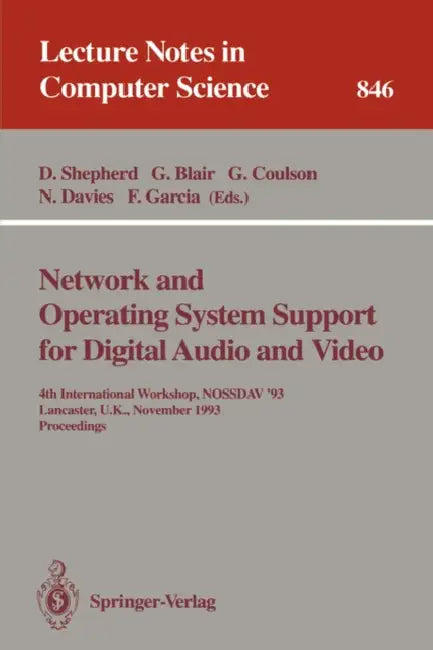Buy Network and Operating System Support for Digital Audio and Video (English, Doug Shepherd | Gordon Blair | Geoff Coulson) — BookShops.in