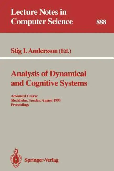Buy Analysis of Dynamical and Cognitive Systems (English, Stig I. Andersson) — BookShops.in