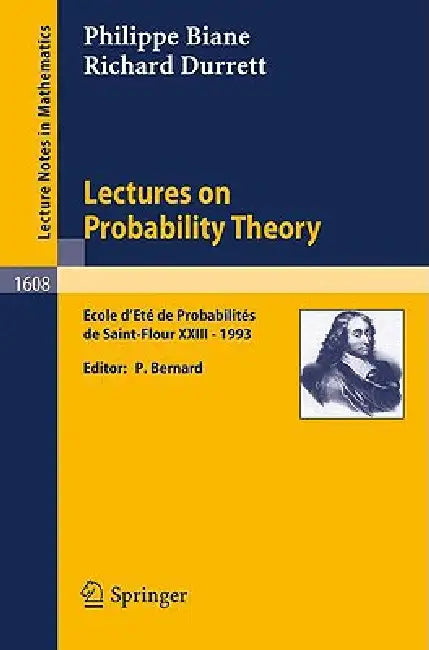 Buy Lectures on Probability Theory (English, Philippe Biane | Pierre Bernard | Richard Durrett) — BookShops.in