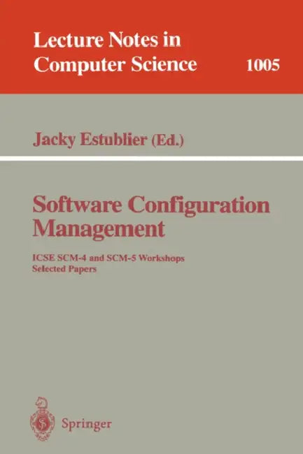 Buy Software Configuration Management (English, Jacky Estublier) — BookShops.in