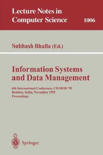 Buy Information Systems and Data Management (English, Subhash Bhalla) — BookShops.in