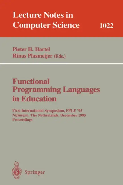 Buy Functional Programming Languages in Education (English, Pieter Hartel) — BookShops.in