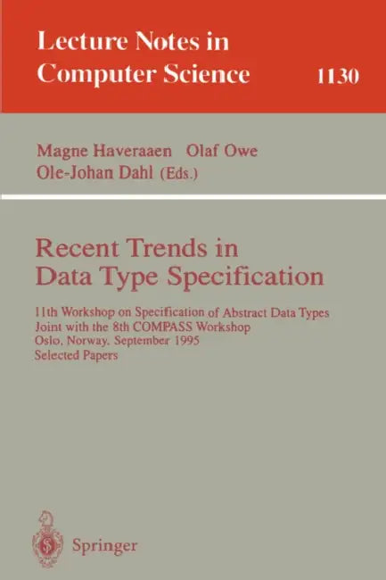 Buy Recent Trends in Data Type Specification (English, Magne Haveraaen | Olaf Owe | Ole-Johan Dahl) — BookShops.in