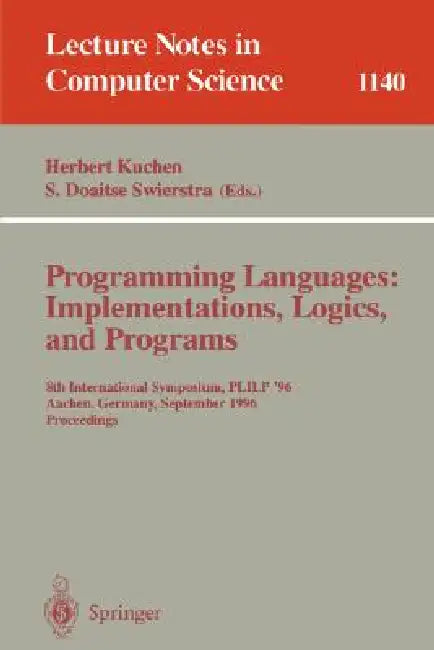 Buy Programming Languages (English, Herbert Kuchen | S. Doaitse Swierstra) — BookShops.in