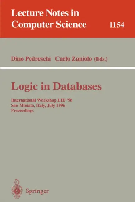 Buy Logic in Databases (English, Dino Pedreschi | Carlo Zaniolo) — BookShops.in