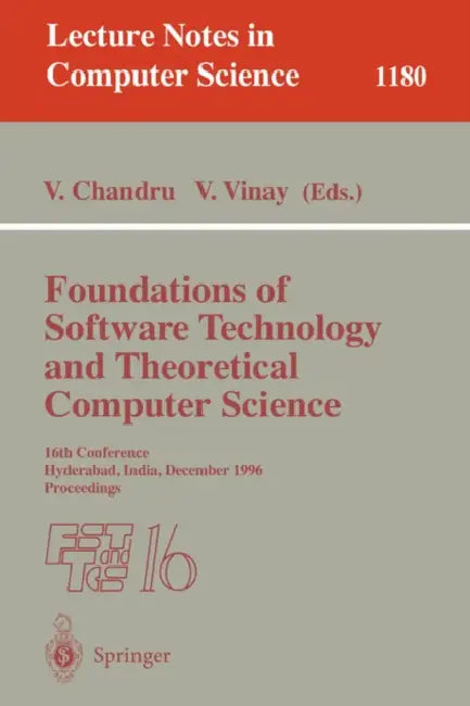 Foundations of Software Technology and Theoretical Computer Science (English, Vijay Chandru | V. Vinay)