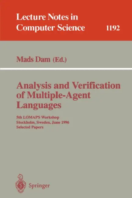 Buy Analysis and Verification of Multiple-Agent Languages (English, Mads Dam) — BookShops.in