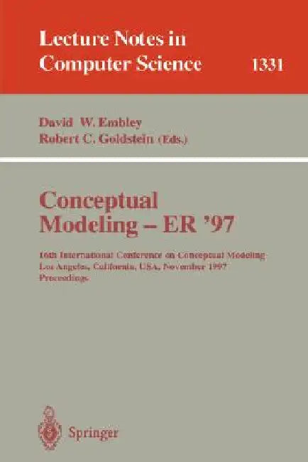 Buy Conceptual Modeling - Er '97 (English, David W. Embley | Robert C. Goldstein) — BookShops.in