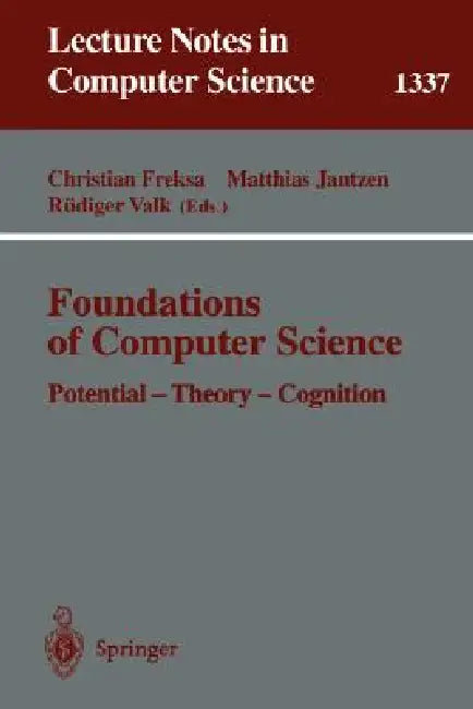 Buy Foundations of Computer Science (English, Christian Freksa | Matthias Jantzen | Rüdiger Valk) — BookShops.in