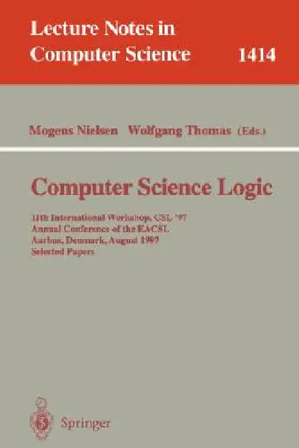 Buy Computer Science Logic (English, Mogens Nielsen | Wolfgang Thomas) — BookShops.in