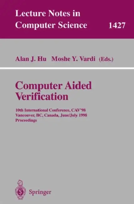Buy Computer Aided Verification (English, Alan J. Hu | Moshe y. Vardi) — BookShops.in